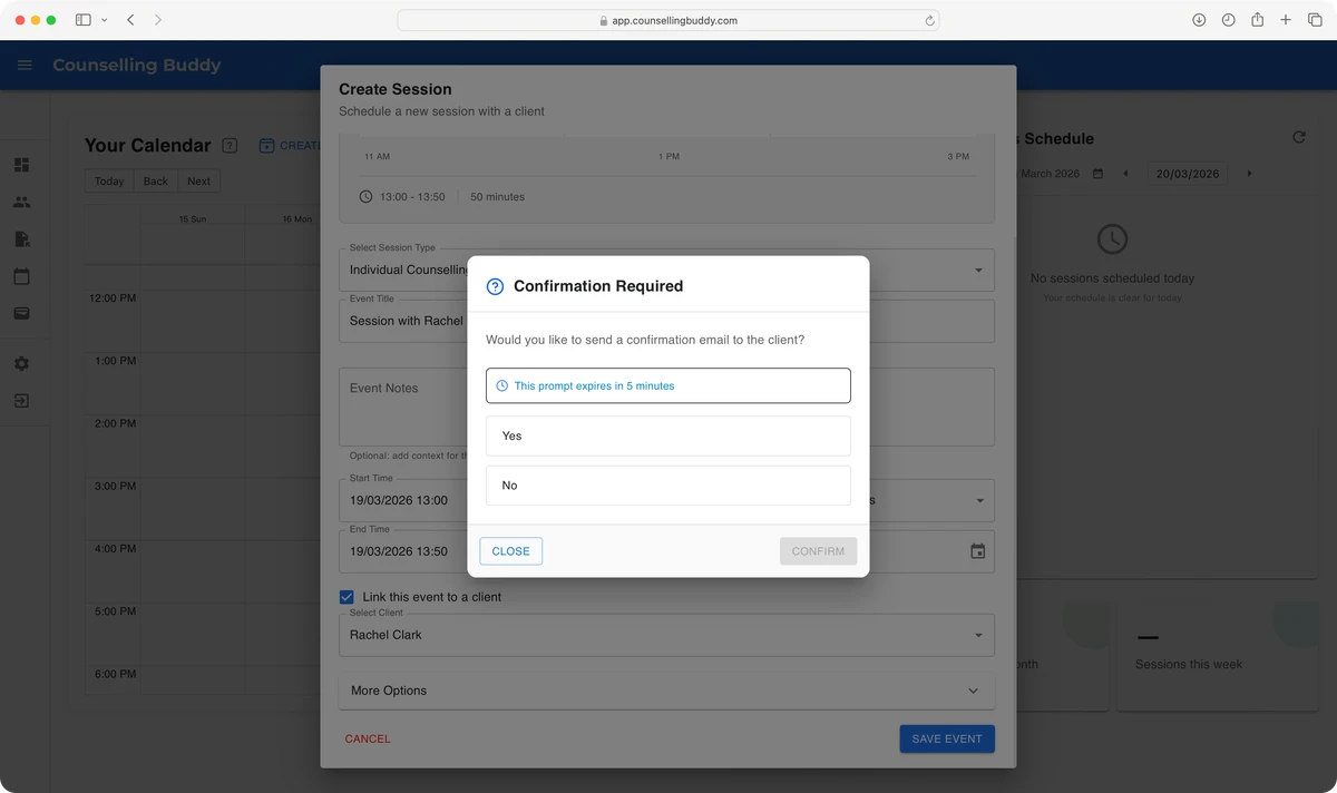 Counselling Buddy Client Profile